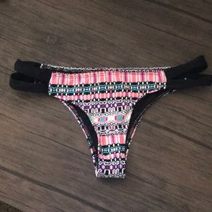 Women’s Bikini Bottoms Small Hurley Pink Black